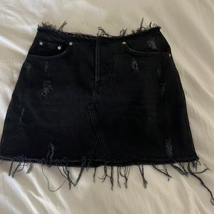 jean skirt